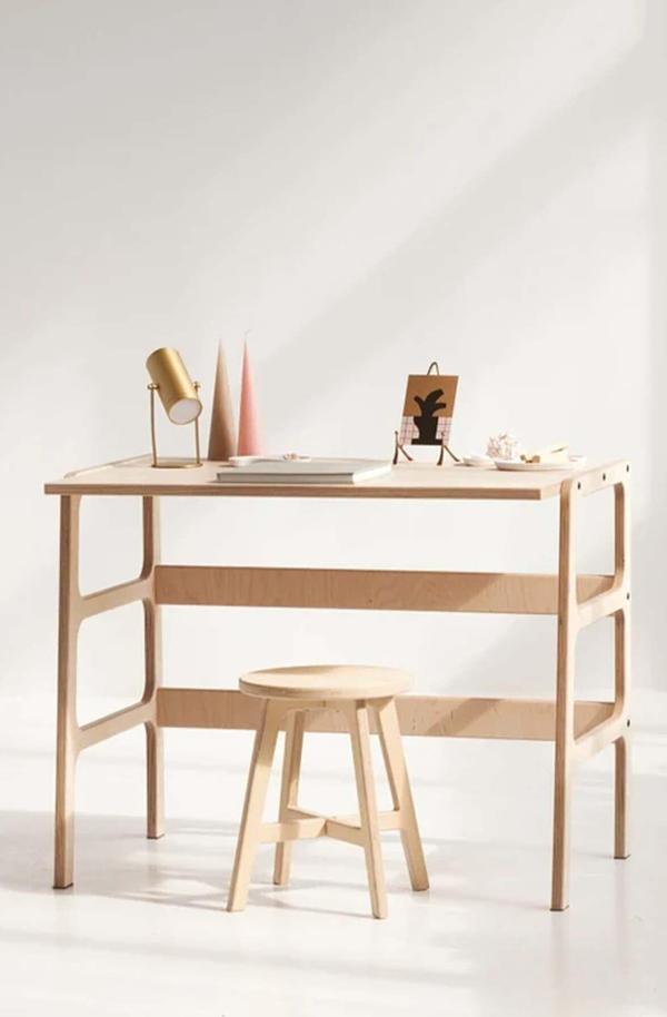 Woodesk Gordion Ahşap Çalışma Masası 100x65 cm Natural Renk Cpt4625-100 - Image 1