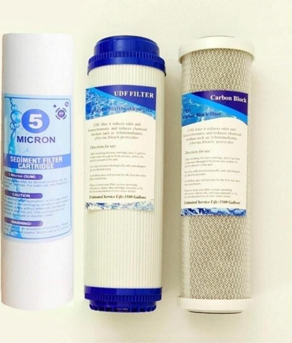 Prolite Store Su Arıtma Açık Kasa Su Arıtma Cihazı 3'Lü Filtre Seti - Image 1