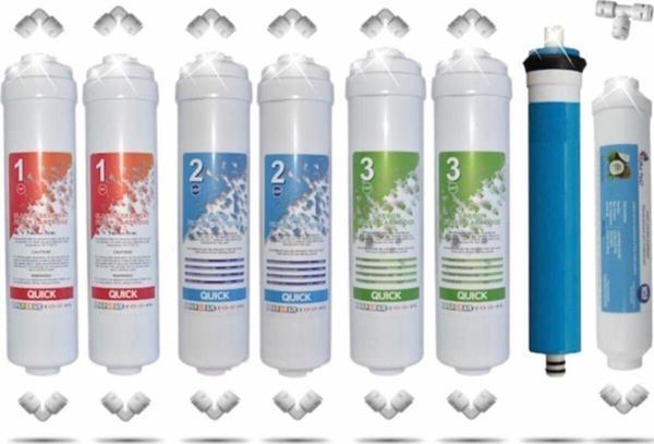Prolite Store Su Arıtma Inline Filtre 1Takım Alt 3'Lü 1Takım 5'Li Set Su Arıtma - Image 1