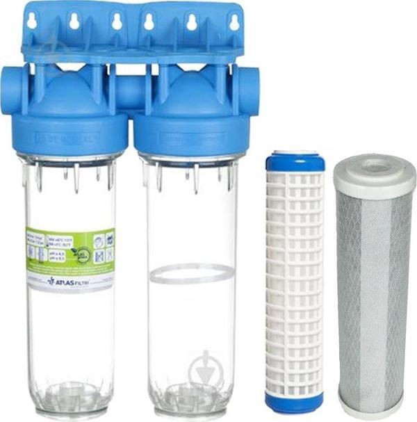 Aqua Bella Atlas Filtri Atlas 10 Inç Dp Duo Housıng 3/4" Dolu Filtre Kabı - Image 1