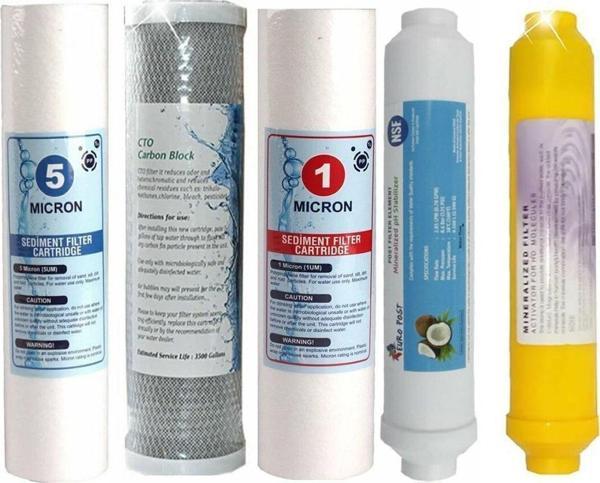 Aqua Bella Reverse Osmosis Tüm Açık Su Arıtma Cihazı Yıllık Bakım Seti Mineralli Set - Image 1
