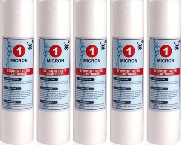 Aqua Bella Su Arıtma Cihazı 1 Mikron Sediment Spun Filtre (5 Adet) - Image 1