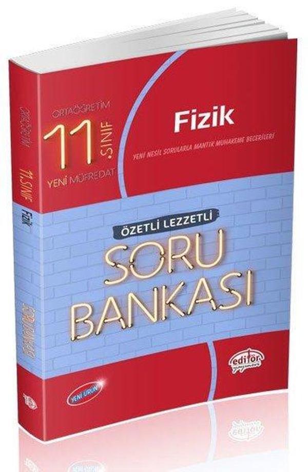 11.Sınıf Fizik Soru Bankası-Özetli Lezzetli - Editör - Image 1