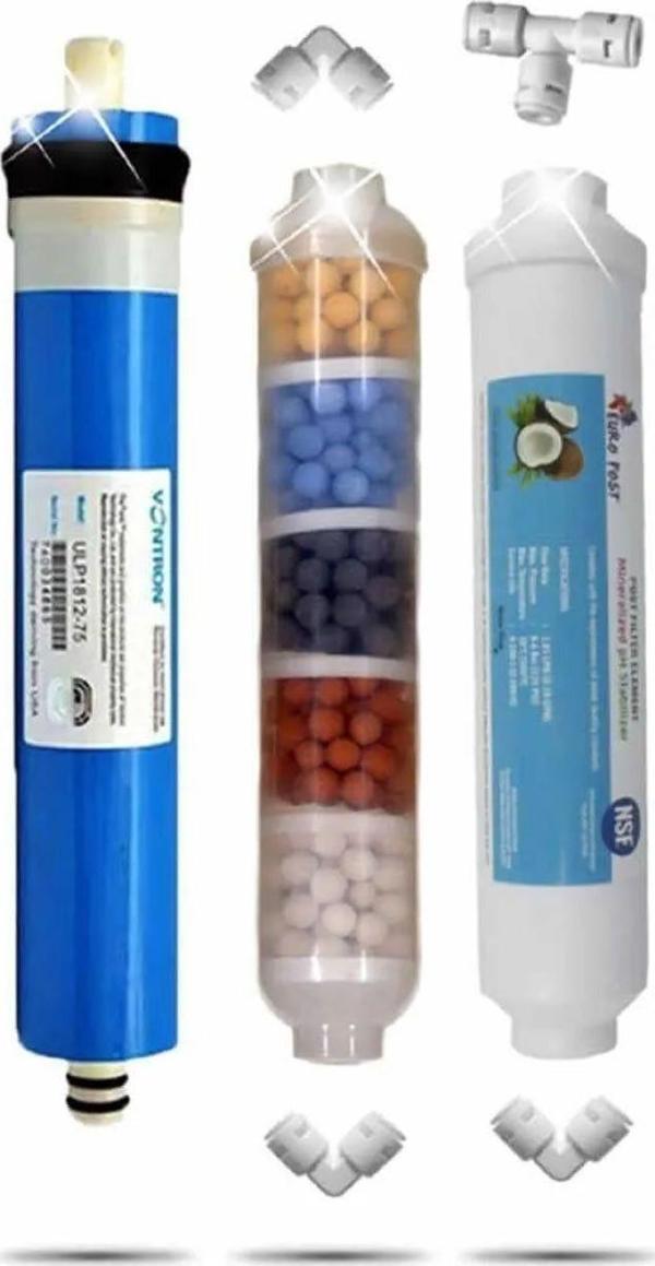 Aqua Bella Su Arıtma Cihazı Nsf Onaylı Vontron Membranlı Filtre Seti 4-5-6 Aşama 5İn1 Filtreli - Image 1