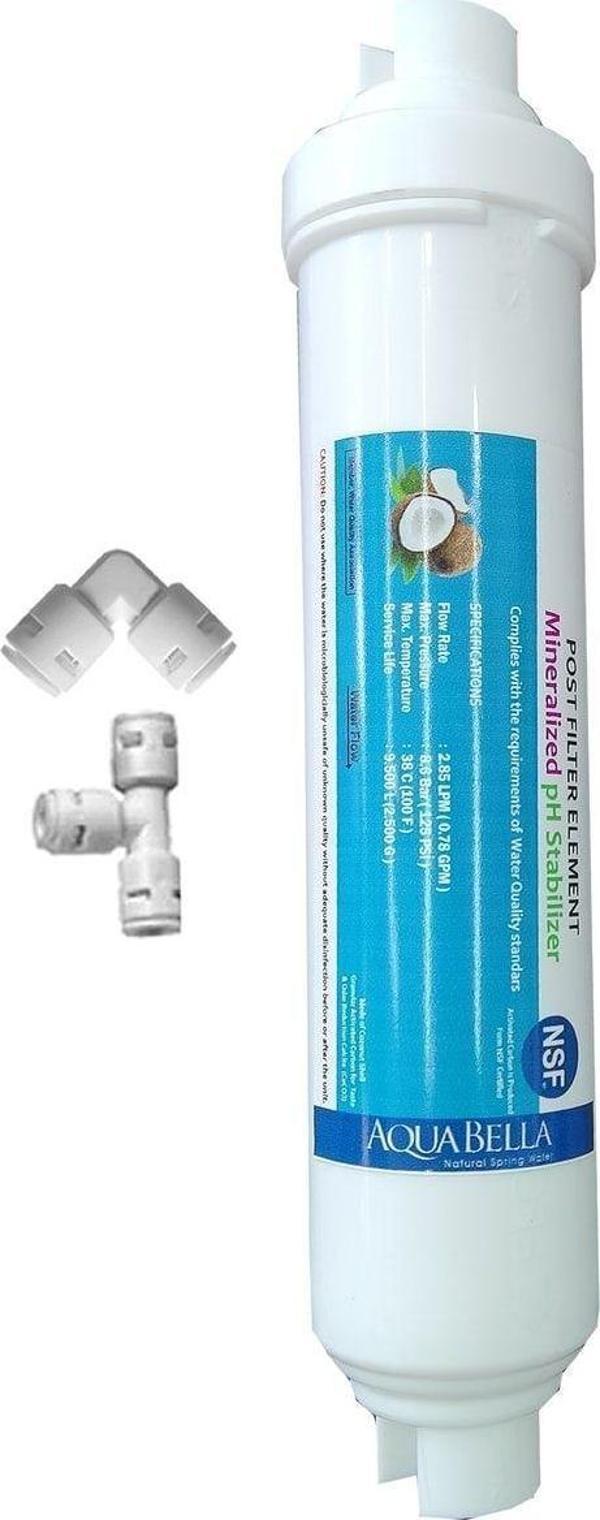 Aqua Bella Su Arıtma Cihazı Tatlandırıcı Filtre Post Son Karbon Nsf Onaylı - Image 1