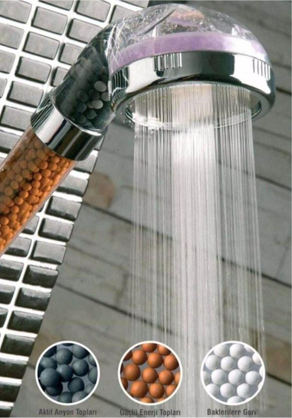 Fiyonk Armatür Arıtmalı Ve Su Taraffulu Duş Başlığı - Image 1