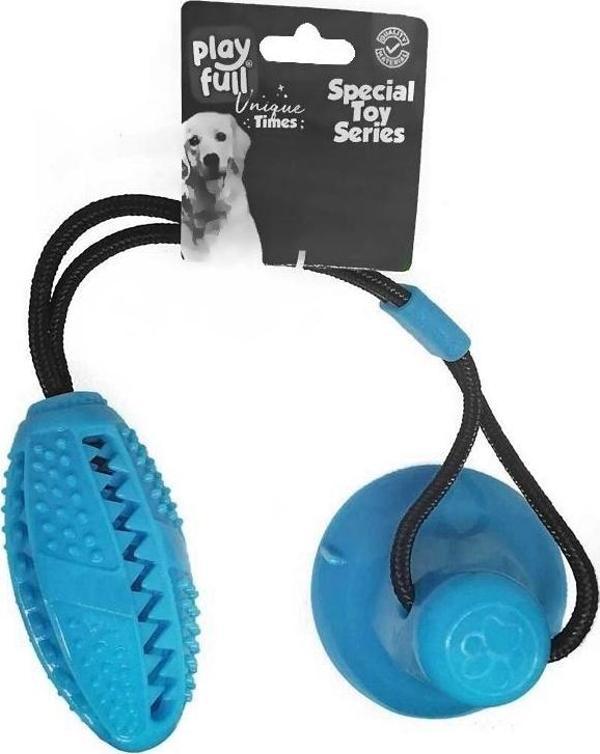 Playfull Yapışkanlı Ödül Hazneli Köpek Oyuncağı 5x12x56 Cm Mavi - Image 1