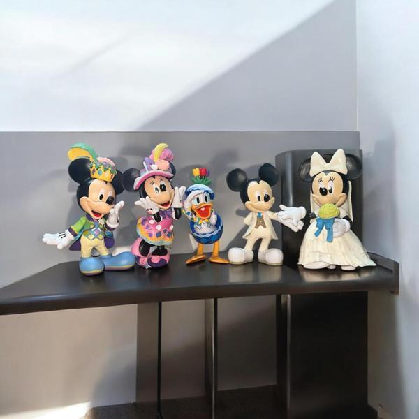 VIP MICKEY MOUSE MİNNİE MOUSE DONALD DUCK KARAKTER SETİ 5 Lİ BİBLO SET MİNNİE MİCKEY KARAKTERLERİ - Image 1