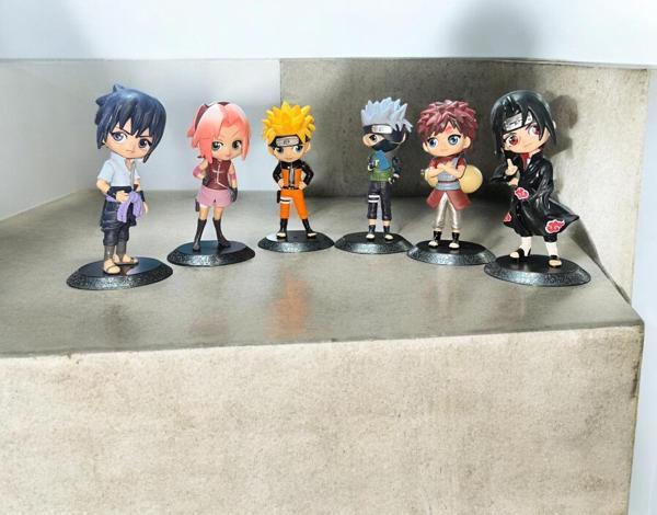 VIP NARUTO 6 LI KARAKTER SET BİBLO 10 CM NARUTO OYUNCAKLARI NARUTO KARAKTERLERİ FULL SET NARUTO - Image 1