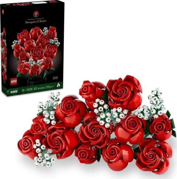 Lego Icons Gül Buketi 10328 Lisanslı Ürün - Image 1