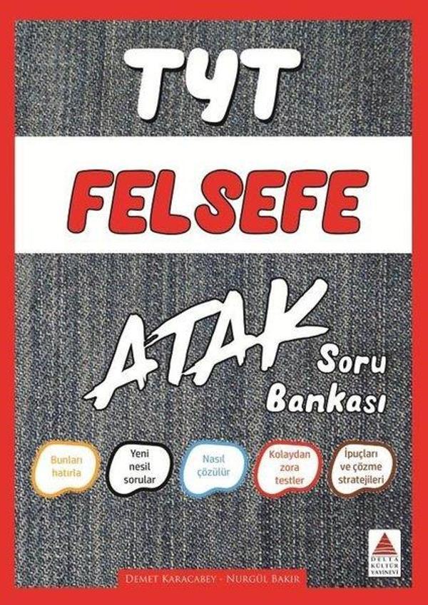 TYT Felsefe Soru Bankası Atak - Delta Kültür-Eğitim - Image 1