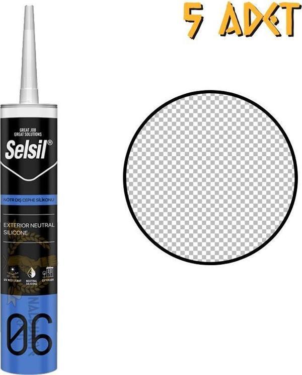Selsil Dış Cephe Nötr Silikon ŞEFFAF 300 ml. - 5 Adet - Image 1