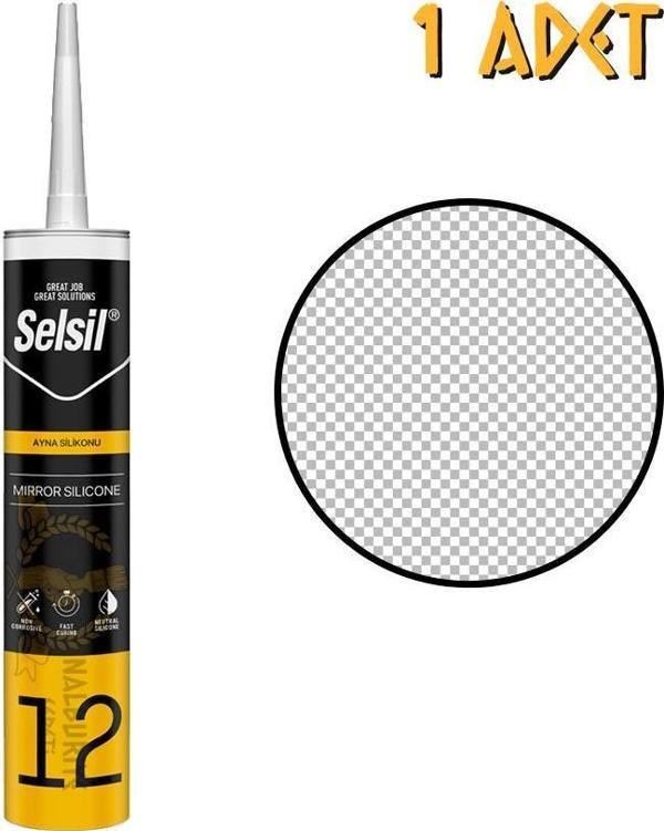 Selsil Güçlü Ayna Silikonu ŞEFFAF 280 ml. - 1 Adet - Image 1