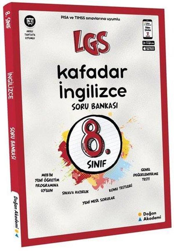 8.Sınıf LGS Kafadar İngilizce Soru Bankası - Doğan Akademi - Image 1