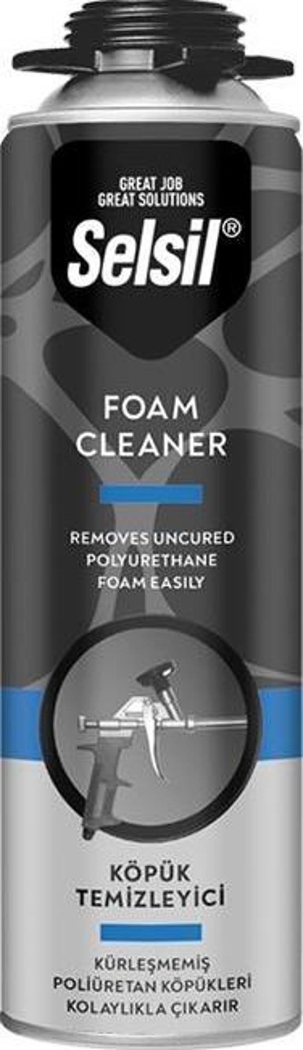 Selsil Poliüretan Köpük Tabanca Temizleyici 500 ml. - Image 1