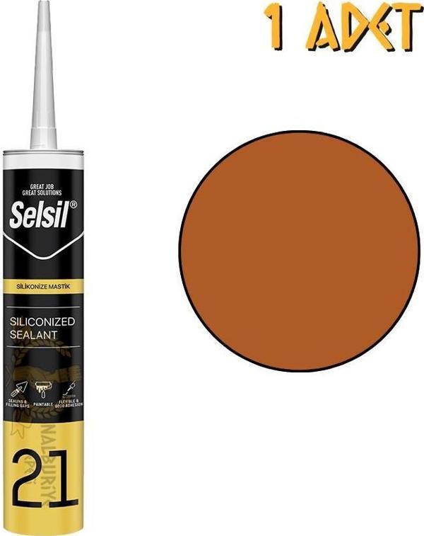 Selsil Silikonize Mastik BRONZ 500 gr. - 1 Adet - Image 1