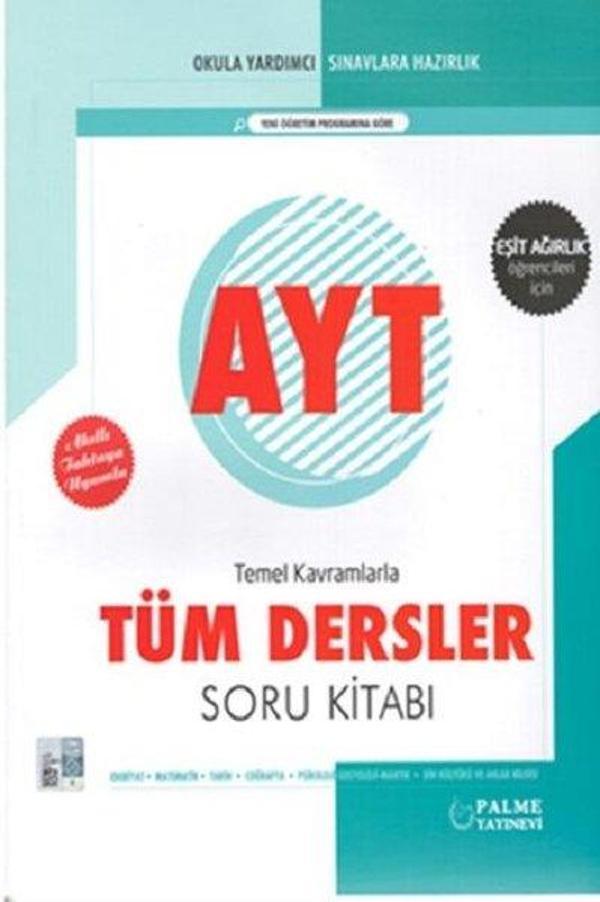 Palme Yks Ayt Tüm Dersler Soru Kitabı (Eşit Ağırlık) - Palme Eğitim - Image 1