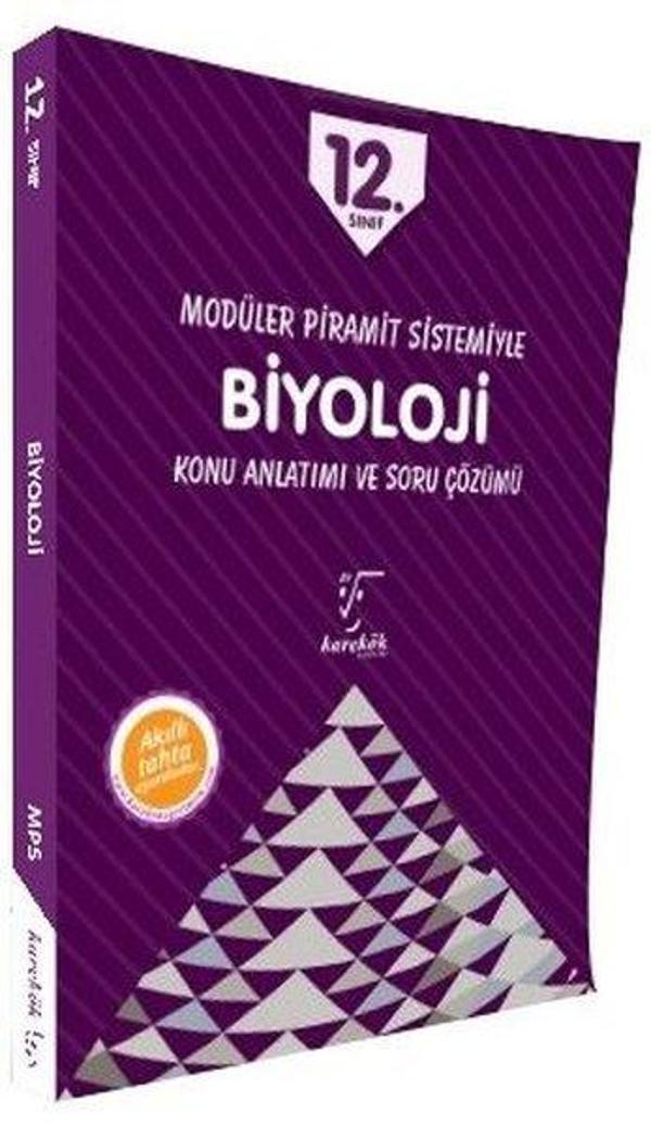 12.Sınıf Modüler Piramit Sistemiyle Biyoloji Konu Anlatımı ve Soru Çözümü - Karekök Eğitim Yayınları - Image 1