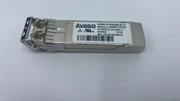 Avago AFBR-57D9AMZ-ELX SFP+ 8.5/4.25/2.125GBase Fiber Kanal (850nm, MMF, 300m, Harici Sıcaklık, DOM) - Image 1