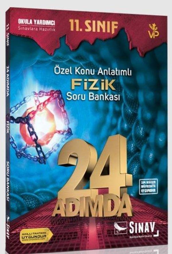 Sınav 11.Sınıf Fizik 24 Adımda Özel Konu Anlatımlı  Soru Bankası - Sınav Dergisi Yayınları - Image 1