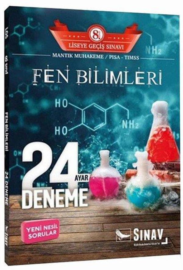 Sınav 8.Sınıf LGS Fen Bilimleri 24 Ayar Deneme - Sınav Dergisi Yayınları - Image 1