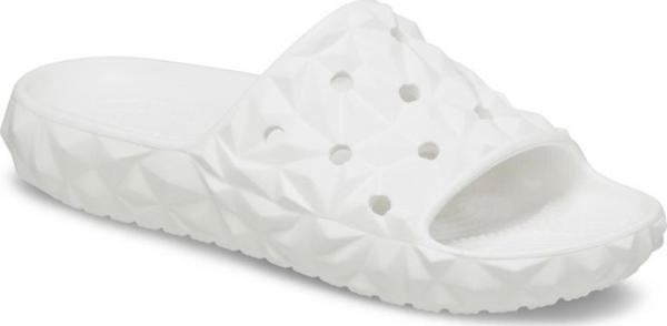 Crocs 209608 Classic Geometric Slide V2 Beyaz Unisex Terlik 38/39 - Image 1