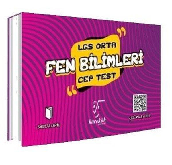 LGS Orta Fen Bilimleri Cep Test - Karekök Eğitim Yayınları - Image 1