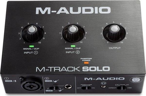 M-Audio M-Track Solo 2 Kanallı Enstrüman Girişli Stüdyo Ses Kartı - Image 1