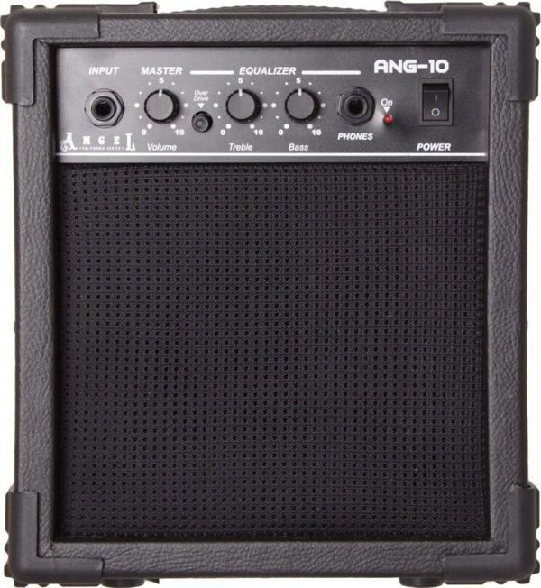 Angel Ang-10-Bk Siyah 10 Watt Elektro Gitar Amfisi - Image 1
