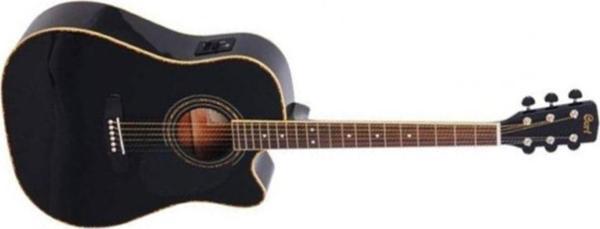 Cort Ad880Cebk Elektro Akustik Gitar Siyah With Bag (Kılıflı) - Image 1
