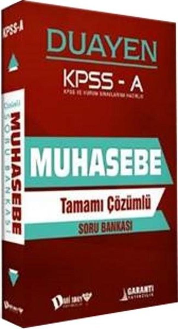 Dahi Adam KPSS A Grubu Muhasebe Duayen Soru Bankası - Dahi Adam Yayıncılık - Image 1