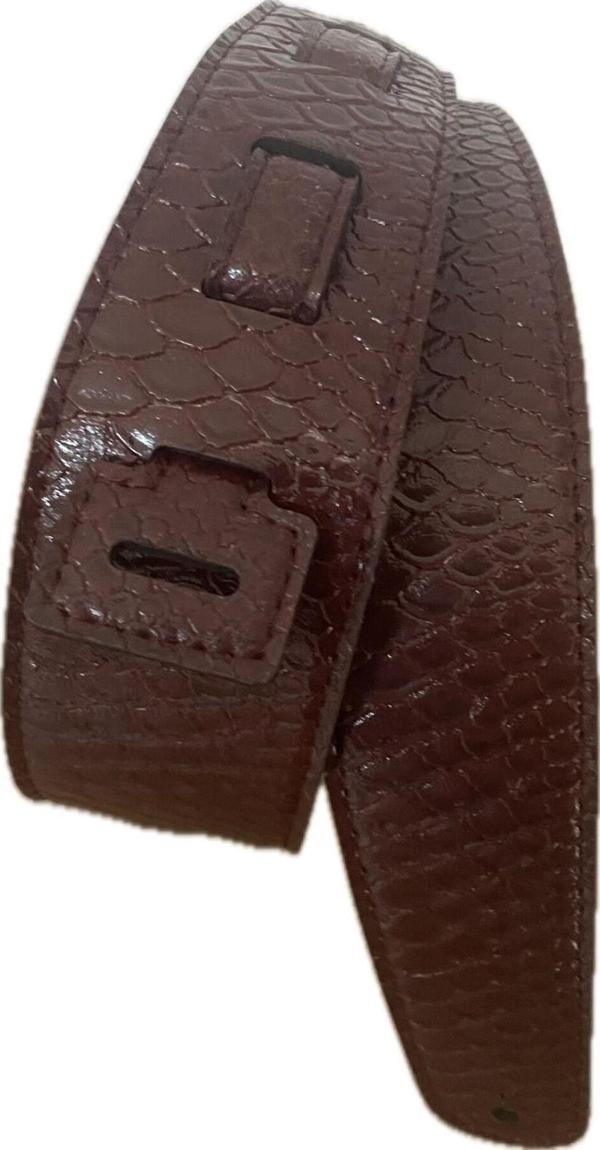 Rubber Strato Comfort Destekli Suni Deri Gitar Askısı - Image 1