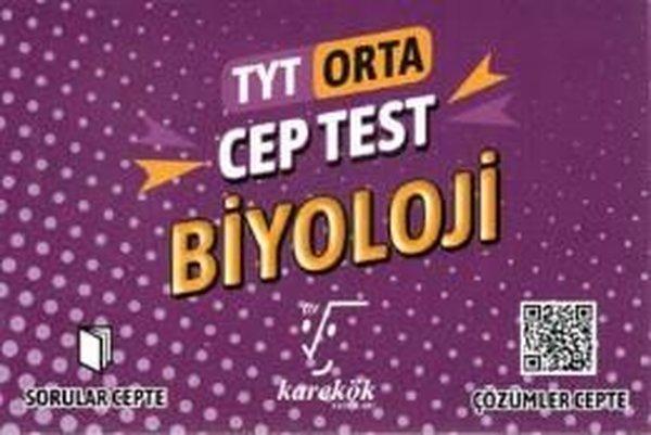 TYT Orta Biyoloji Cep Test - Karekök Eğitim Yayınları - Image 1