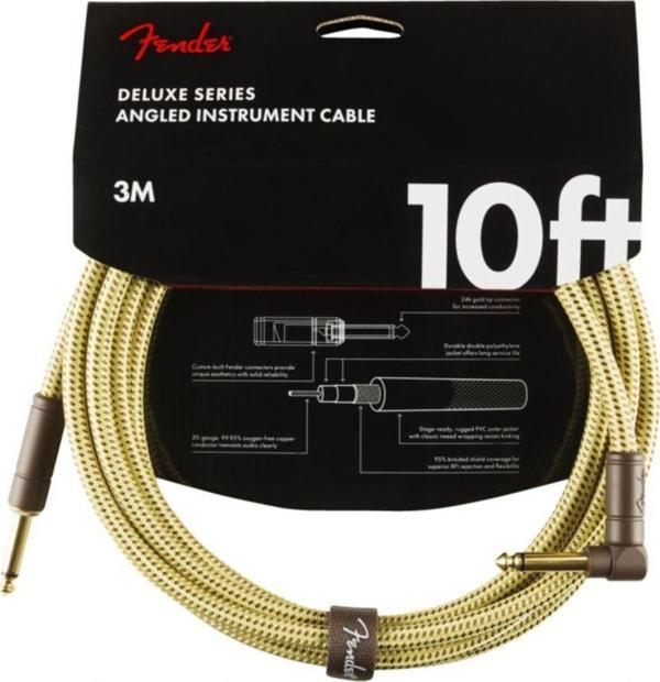 Fender Deluxe Straight/Angle Sa Tweed 3 Metre Enstrüman Kablosu - Image 1