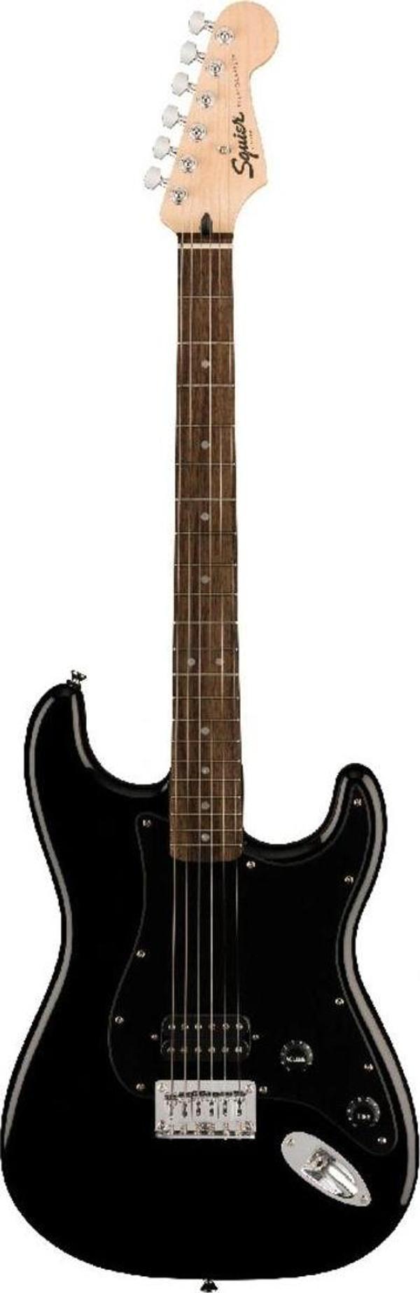 Squier Sonic Stratocaster Hard Tail H Laurel Klavye Black Elektro Gitar - Image 1