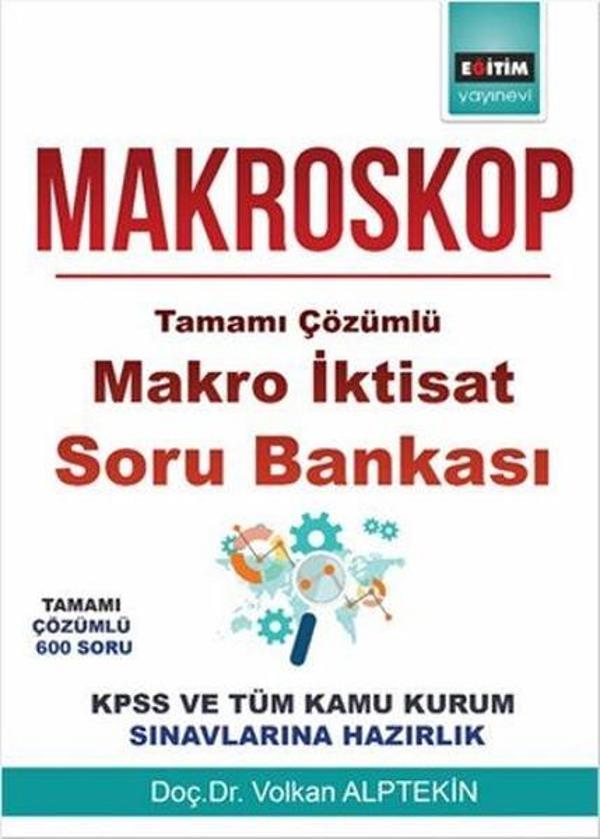 Makroskop Tamamı Çözümlü Makro İktisat Soru Bankası - Eğitim Yayınevi - Image 1