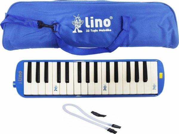 Lino Ln-32-Ms Melodika 32 Tuşlu Bez Çanta Mavi - Image 1