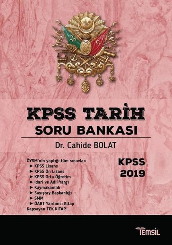 2019 KPSS Tarih Soru Bankası - Temsil Kitap - Image 1
