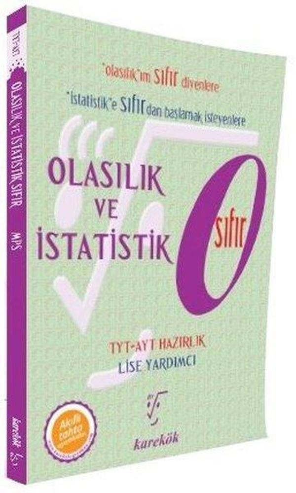 Olasılık ve İstatistik 0-TYT AYT Hazırlık Lise Yardımcı - Karekök Eğitim Yayınları - Image 1