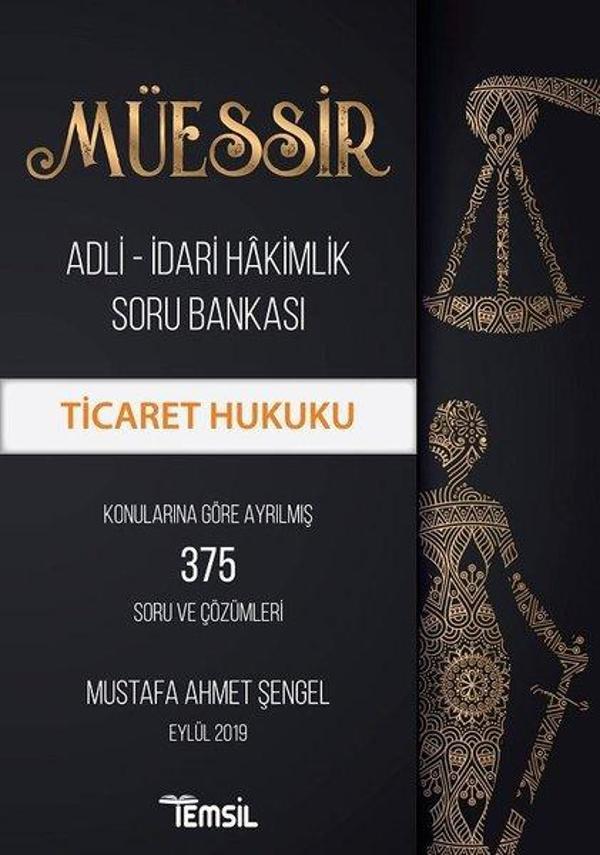 Müessir Ticaret Hukuku-Adli İdari Hakimlik Soru Bankası - Temsil Kitap - Image 1