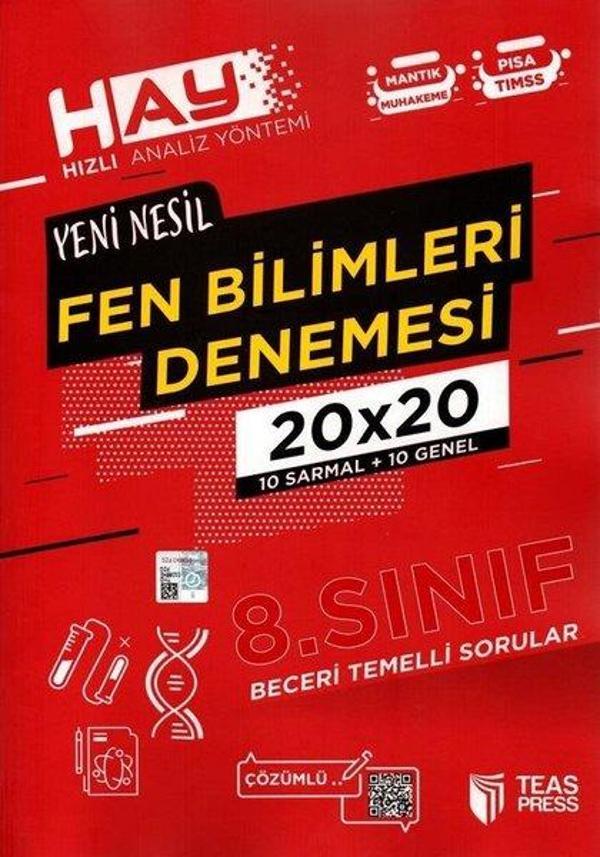 8.Sınıf Hay Fen Bilimleri Deneme - Teas Press Eğitim - Image 1