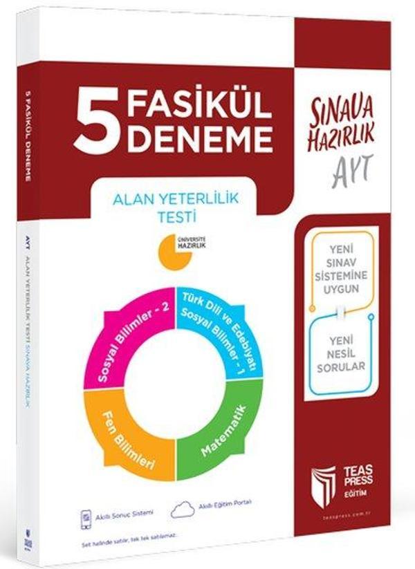 5 Fasikül Alan Sınavı Seti AYT - Teas Press Eğitim - Image 1