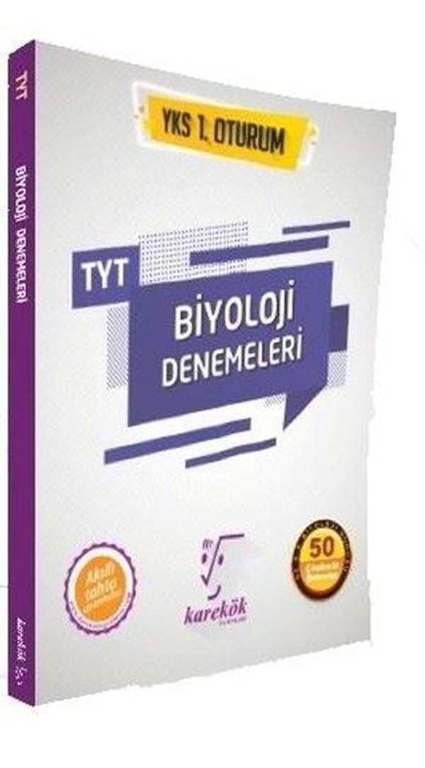 TYT Biyoloji Denemeleri-YKS 1.Oturum - Karekök Eğitim Yayınları - Image 1
