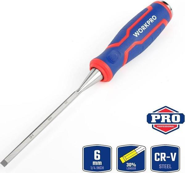WORKPRO WP243004 6MM Profesyonel İskarpela - Image 1
