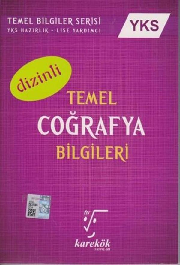 YKS Temel Coğrafya Bilgileri Dizinli - Karekök Eğitim Yayınları - Image 1