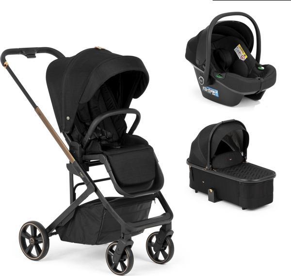 Bagi Neo 2 Portbebeli Travel Sistem Bebek Arabası Black Gold - Image 1