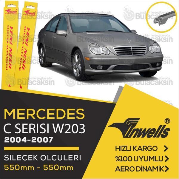 İnwells Muz Silecek Takımı Mercedes C Serisi W203 2004-2007 ile uyumlu - Image 1