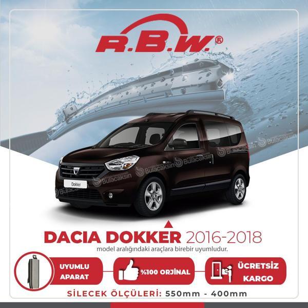 RBW Muz Silecek Takımı Dacia Dokker 2016-2018 ile uyumlu - Image 1