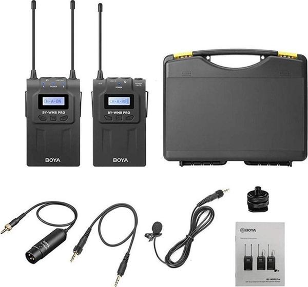 BOYA By-Wm8 Pro Kit-1 Canlı Yayın Için Profesyonel Kablosuz Yaka Mikrofonu - Image 1