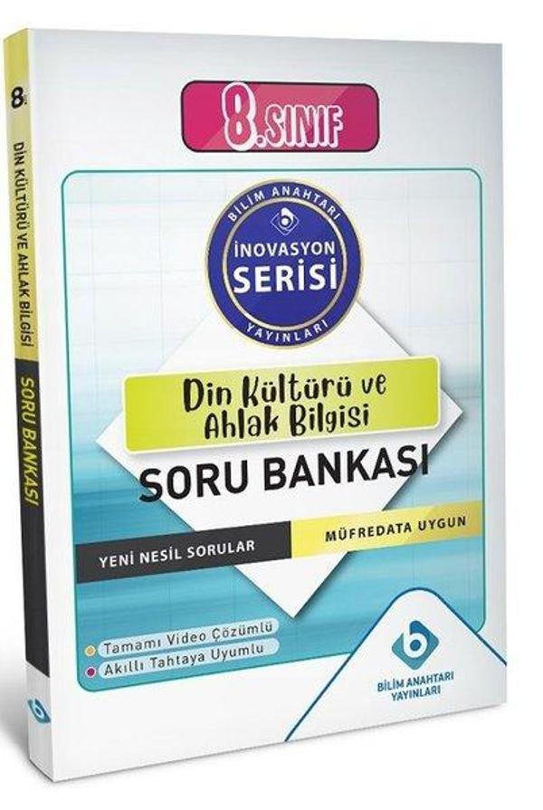 8.Sınıf Din Kültürü ve Ahlak Bilgisi Soru Bankası-İnovasyon Serisi - Bilim Anahtarı Yayınları - Image 1